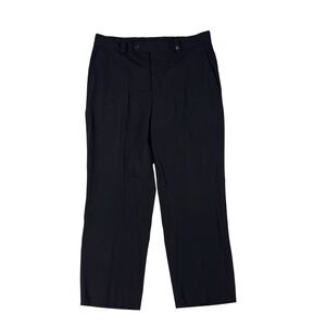 Vintage Gianni Versace V2 Dress Pants Mens Size 34 Black Loose Fit Trousers Ital